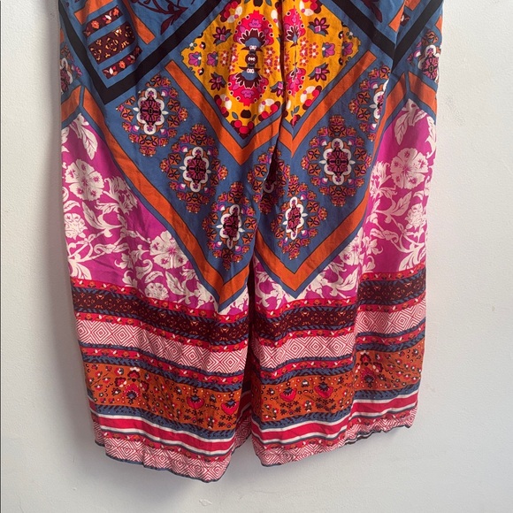 Free People | Maritzah One Piece Multi Jumpsuit Sz 12 - Picture 8 of 17